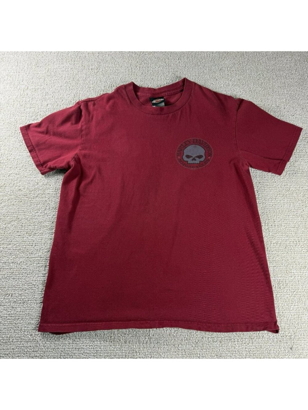 Harley Davidson Baton Rouge Louisiana T-Shirt Maroon Men’s Size Large